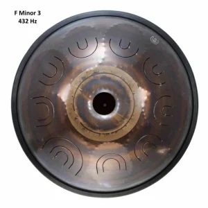 Steel Tongue Drum 9 notes - 18" - F Minor 432Hz 3 - SWD Affaire À Saisir