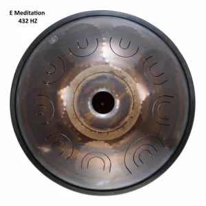 Steel Tongue Drum 9 notes - 18" - E Meditation 432Hz - SWD Dernier Modèle