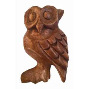 Satisfait Ou Remboursé Appeau Hibou en bois - 12.5 cm - Roots Percussions