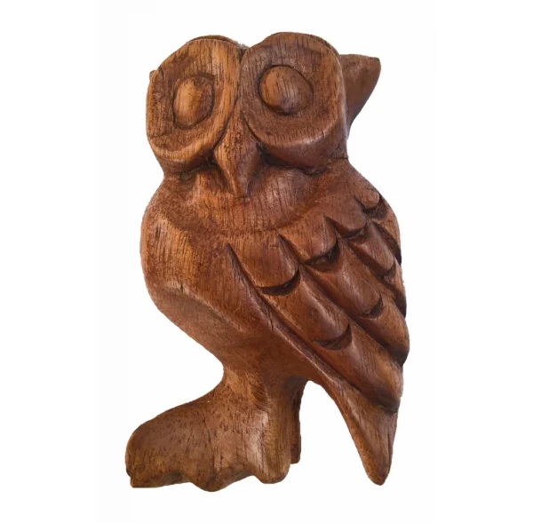 Satisfait Ou Remboursé Appeau Hibou en bois - 12.5 cm - Roots Percussions