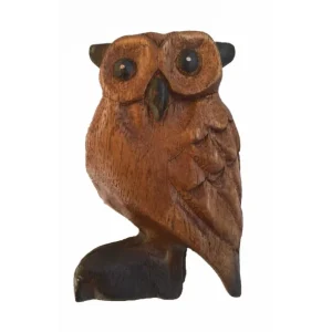 Appeau Hibou en bois - 10 cm - Roots Percussions Promotion Saisonnière