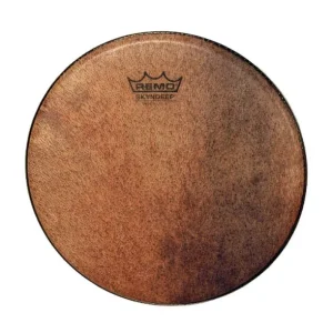 Solde Peau REMO SKYNDEEP® Goat Brown - Pandeiro 10‘