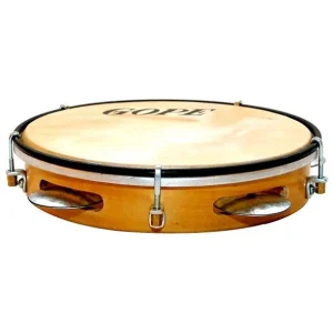Solde Pandeiro 10" - bois & peau naturelle - Gope