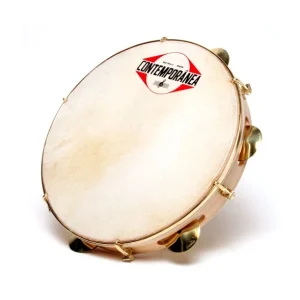 Jusqu'à Épuisement Des Stocks Pandeiro Contemporânea ligne pro 10" - bois - peau animale - extra light