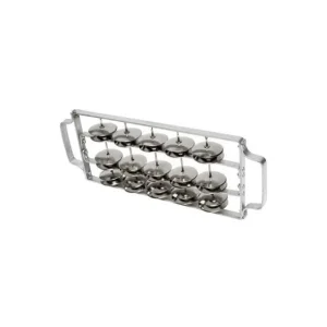 Rocar (chocalho) Contemporânea ligne pro - double - petit - aluminium Expédition Rapide