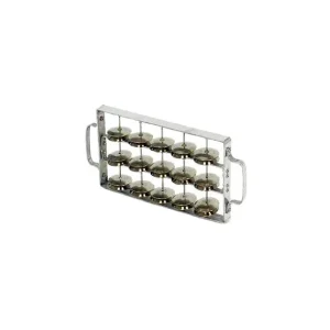 Meilleur Prix Rocar (chocalho) Contemporânea ligne pro - double - medium - aluminium