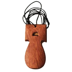 Pas Cher Sifflet bois 3 tons avec lacet - Apito