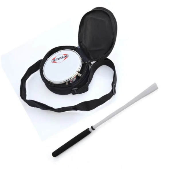 Pack Pro Tamborim + Housse + Baguette Mocidade Promotion