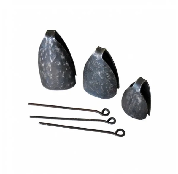 Cloche rondes pour dundun - set de 3 cloches Certifié