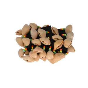 Crécelle kenari - Modèle large 4 rangs - élastique + velcro - Roots Certifié