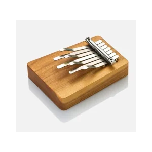 Sanza (kalimba) sur planche - 7 lames - Hokema Meilleur Prix