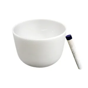 Commande En Gros Bol chantant cristal de roche 28cm