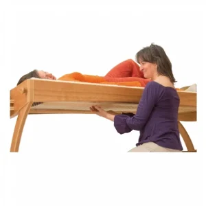 Livraison Express Table Monochord pour massage en cerisier