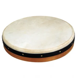 Daff / tambour sur cadre réglable - peau naturelle 16" (40 cm) Quantité Limitée