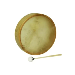 Prix Choc Tambour chamane - Native Drum - Peau de vache parcheminée - 20"
