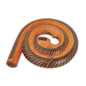 Pas Cher Didgeridoo escargot peint + housse