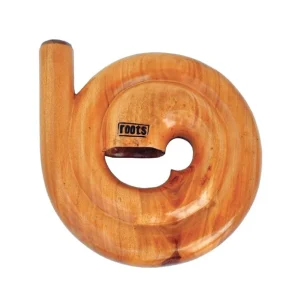 Offre Exclusive Didgeridoo escargot (Spirale) naturel + housse
