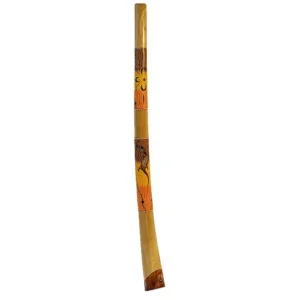 Super Prix Didgeridoo en Teck - Peint à la Main - 130cm - ROOTS