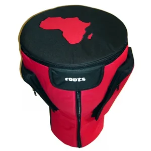 Housse de djembé 14" - Modèle Premium ROOTS - Rouge Offre Spéciale