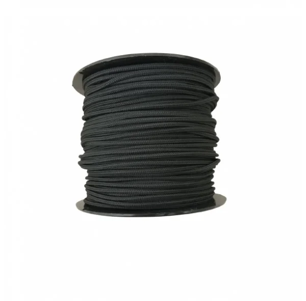 Expédié Aujourd'hui Bobine de Corde pré-étirée pour Tambour Chamane - 100 mètres x 3mm - Dyneema - Noir