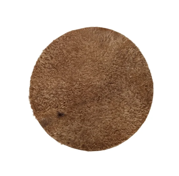 Peau de dromadaire avec poils - Ø 60 cm Promotion