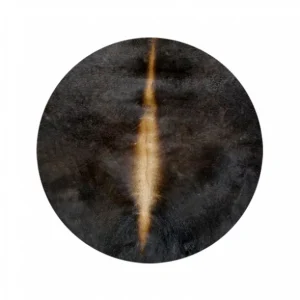 Peau de vache/veau - Ø 80 cm Pas Cher