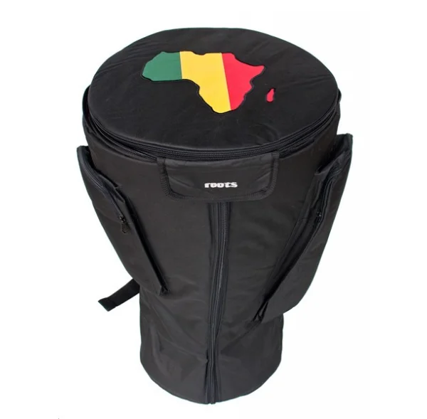 Expédition Rapide Housse de djembé 14" - Modèle Premium ROOTS - Noir