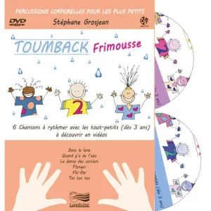 Authentique Méthode percussions corporelles Toumback Frimousse livre + dvd + cd