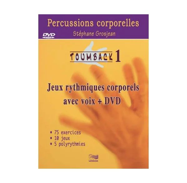 Acheter En Ligne TOUMBACK 1 - Percussions corporelles - Livre + DVD