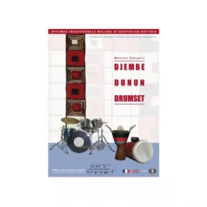 Djembé Dunun Drumset - Rythme de Guinée Maarten Schepers - Livre + 2 CD Meilleure Vente