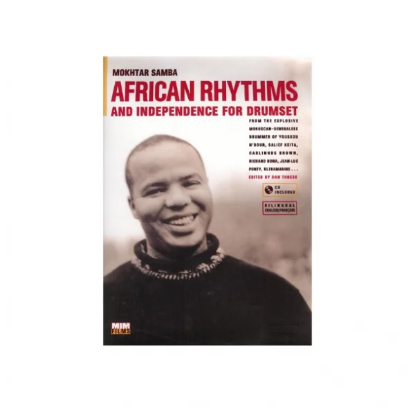 African rhythms & independence for drumset - Mokhtar Samba - CD Prix Bas