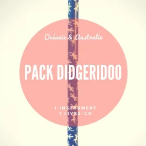 Nouveauté Pack Didgeridoo PVC "Sarong" + Méthode Livre + Lien de Téléchargement Audio