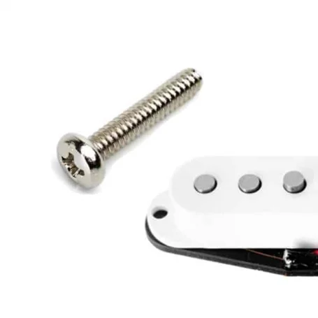 Achat Immédiat Lot 8 vis micro simple bobinage nickel (flat head)