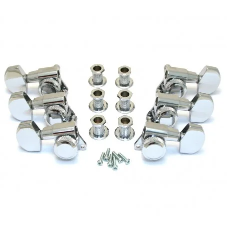 Prix Choc Mécaniques guitare Schaller® M6 135 à blocage 3x3 chrome