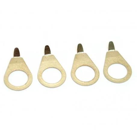 4 Pointeurs potentiomètre guitare nickel Nouvel Arrivage