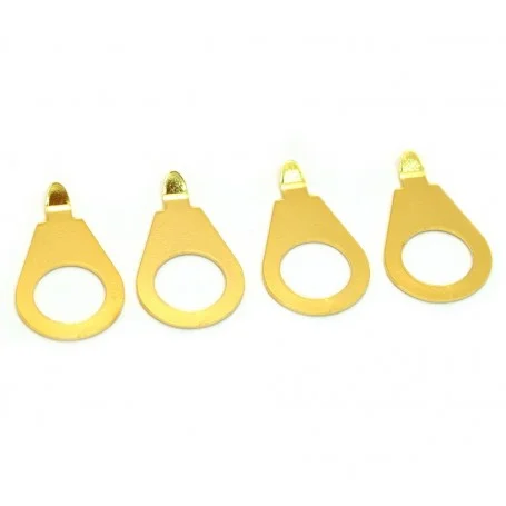 4 Pointeurs potentiomètre guitare doré Haute Qualité