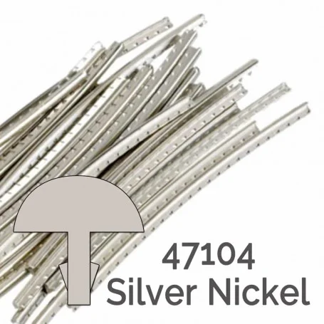 24 frettes Jescar® silver nickel 47104 2,64x1,19mm Jusqu'à Épuisement Des Stocks
