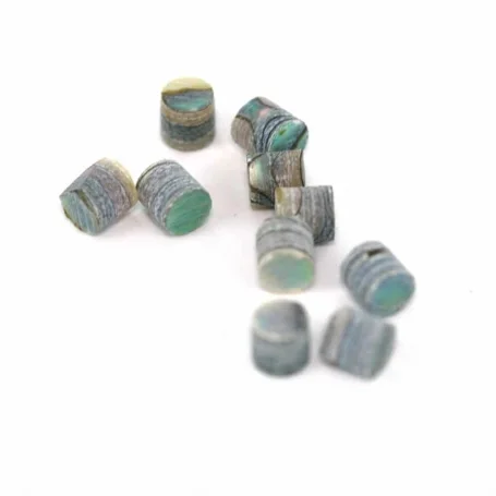 10 repères de touche green abalone 2mm Affaire À Saisir