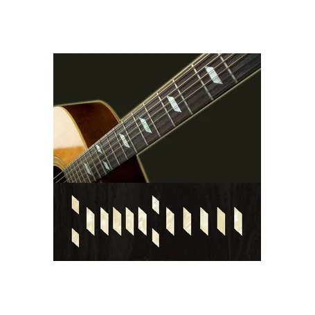 Sticker guitare touche texan Epiphone® vieux blanc pearl Nouveauté