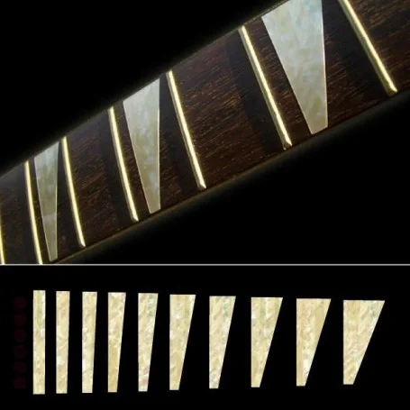 Nouveauté Sticker guitare touche Ricky triangle vieux blanc pearl
