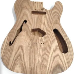 Corps Telecaster Thinline en Frêne des marais, 2 pièces -Unfinished Authentique