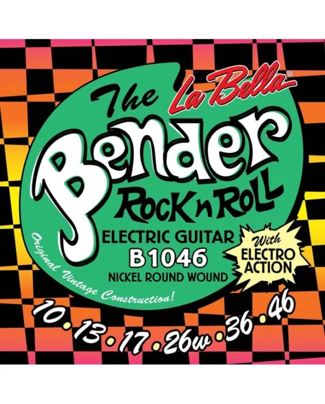 Promotion Cordes La Bella Bender Light, Rock‘n roll Vintage