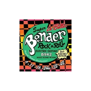 Achat Immédiat Cordes La Bella Bender extra light pour guitare électrique