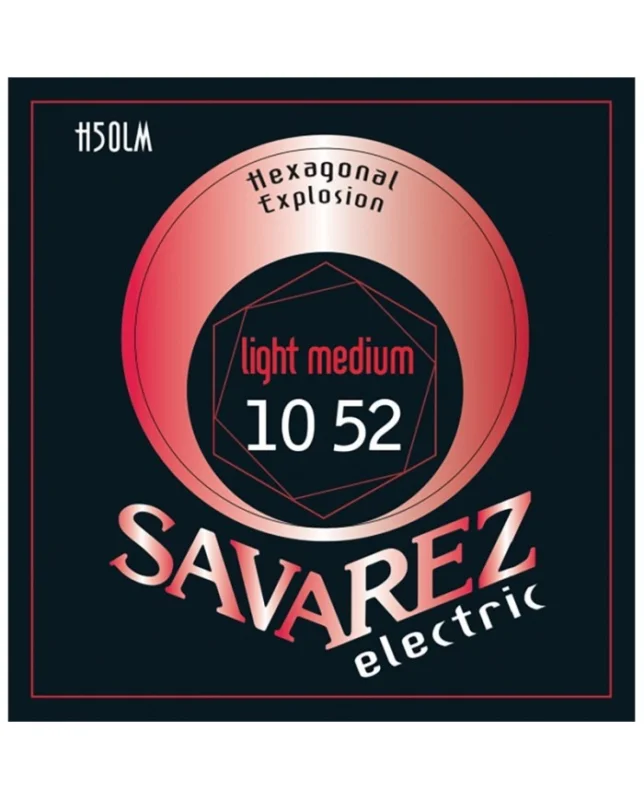 Acheter En Ligne CORDES ÉLECTRIQUE LIGHT MEDIUM 010-052 SAVAREZ® HEXAGONAL EXPLOSION