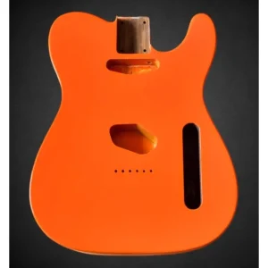 Quantité Limitée Corps Telecaster Capri Orange, aulne, vernis gloss