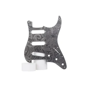 Pickguard Butterfly en laiton gris pour Fender Stratocaster Populaire