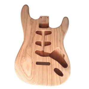 Acheter Direct Corps Stratocaster en frêne toréfié, 2 pièces, non vernis, léger