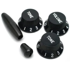 Expédié Aujourd'hui Jeu de Boutons pour Stratocaster USA NOIR