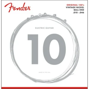 CORDES FENDER® ORIGINAL PURE NICKEL 150 R GUITAR 010-046 Jusqu'à Épuisement Des Stocks