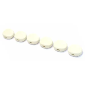 1 Bouton de mécanique oval, blanc, All Parts Seulement Aujourd'hui